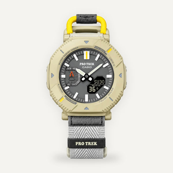 CASIO PRO TREK Sand Beige & Grey