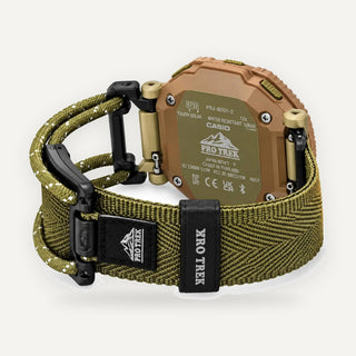 CASIO PRO TREK Olive Green & Brown