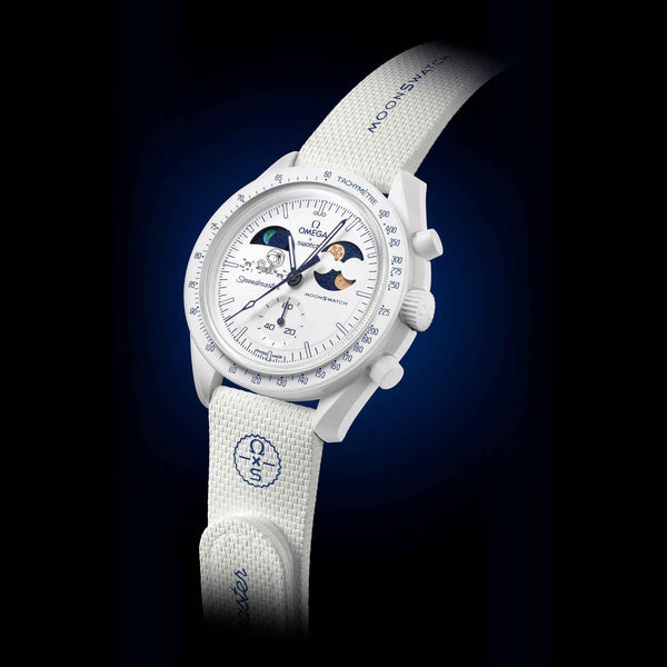 Swatch X Omega Bioceramic Moonswatch Mission To Earthphase – Moonshine Gold Snow White