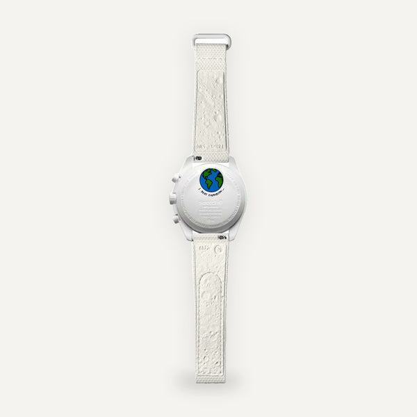 Swatch X Omega Bioceramic Moonswatch Mission To Earthphase – Moonshine Gold Snow White